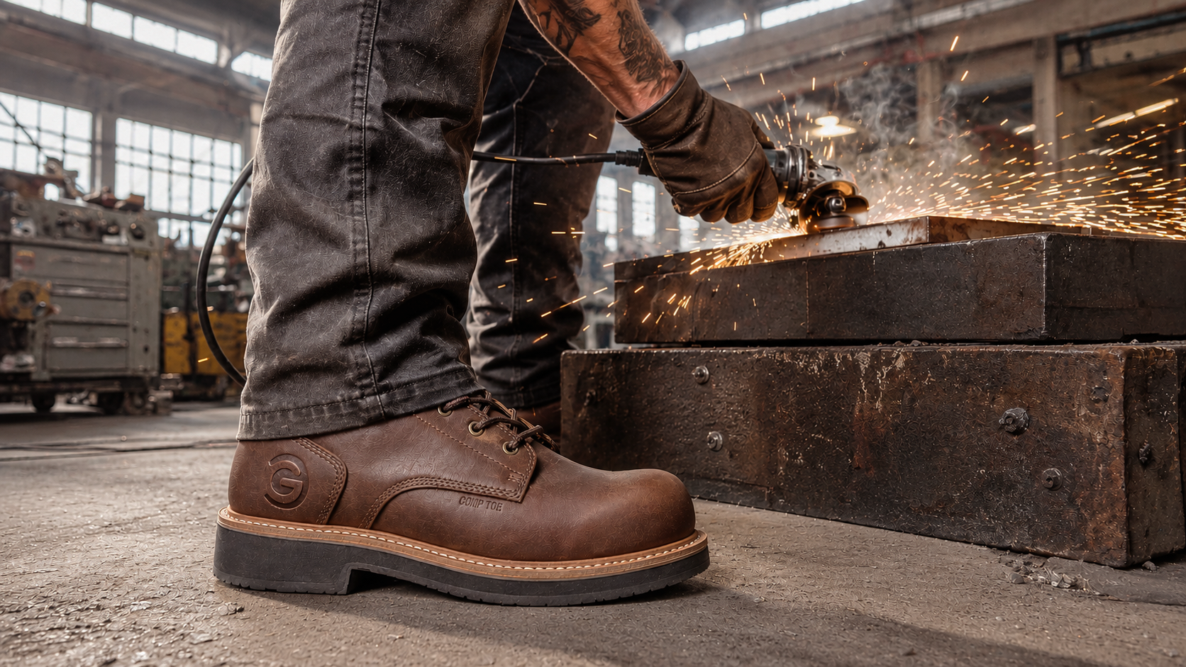 Anvil 6" Leather Composite Toe Work Boot