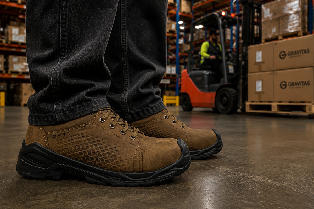 Cutter Leather Composite Toe Work Shoe