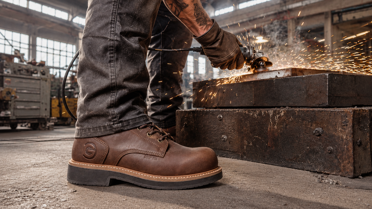 Anvil 6" Leather Composite Toe Work Boot